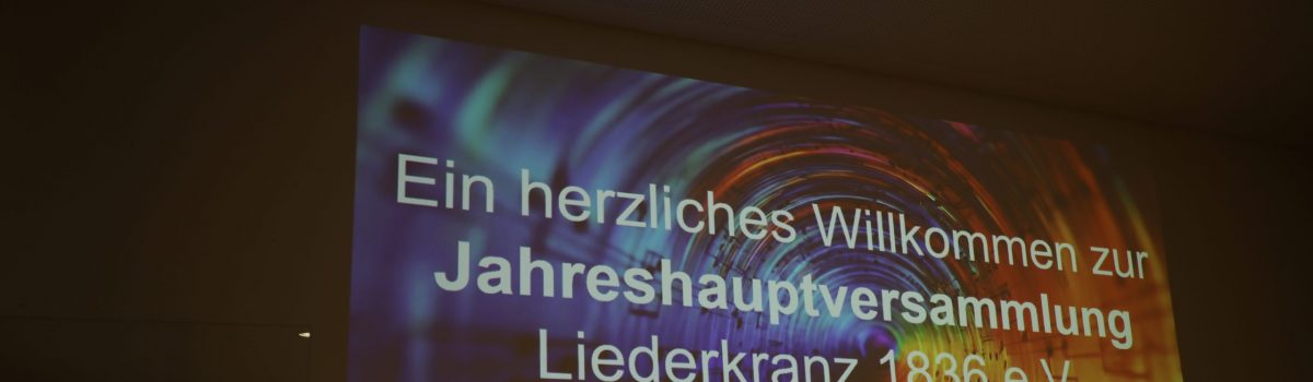 Jahreshauptversammlung am 26.03.2026