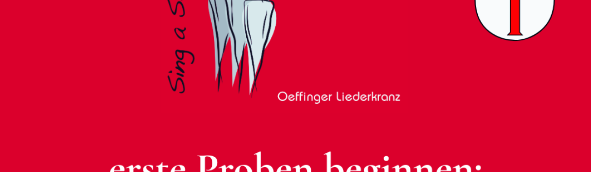 … erste Proben beginnen